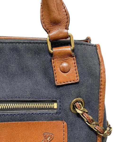 Chloe（クロエ）Chloe (クロエ) ハーレーデニムトートバック ネイビーの古着・服飾アイテム