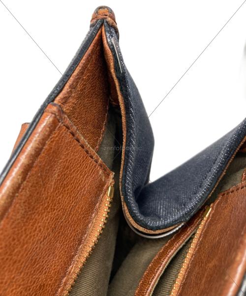 Chloe（クロエ）Chloe (クロエ) ハーレーデニムトートバック ネイビーの古着・服飾アイテム