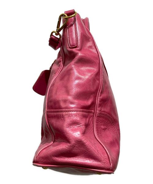 PRADA（プラダ）PRADA (プラダ) 2WAYショルダーバッグ ピンクの古着・服飾アイテム