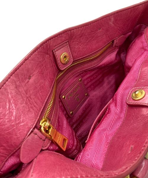 PRADA（プラダ）PRADA (プラダ) 2WAYショルダーバッグ ピンクの古着・服飾アイテム