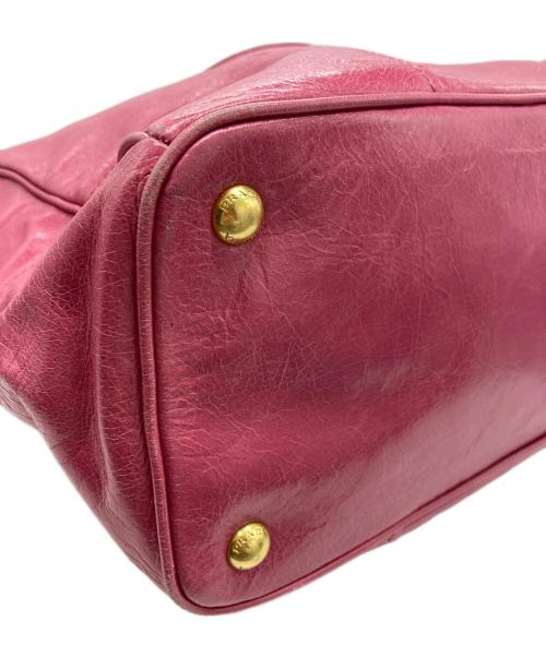 PRADA（プラダ）PRADA (プラダ) 2WAYショルダーバッグ ピンクの古着・服飾アイテム