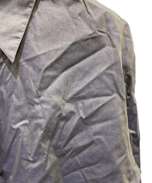 CHANEL（シャネル）CHANEL (シャネル) ココマークボタンクロップド丈長袖シャツ グレー サイズ:40の古着・服飾アイテム