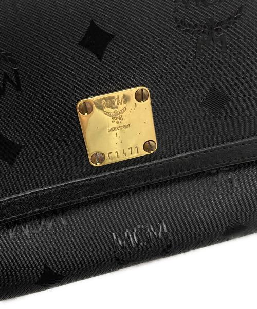 MCM（エムシーエム）MCM (エムシーエム) ミニショルダーバッグ ブラックの古着・服飾アイテム