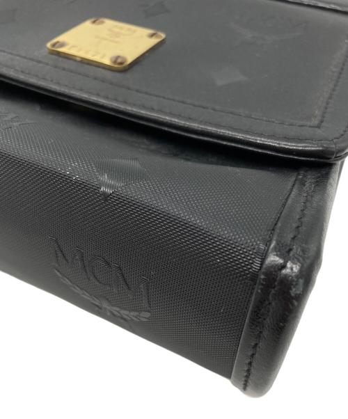 MCM（エムシーエム）MCM (エムシーエム) ミニショルダーバッグ ブラックの古着・服飾アイテム