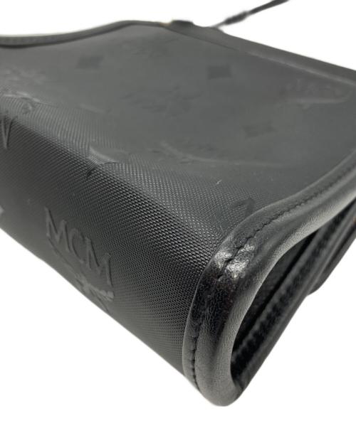 MCM（エムシーエム）MCM (エムシーエム) ミニショルダーバッグ ブラックの古着・服飾アイテム