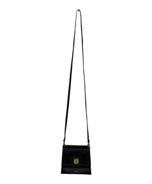 MCM（エムシーエム）MCM (エムシーエム) ミニショルダーバッグ ブラックの古着・服飾アイテム