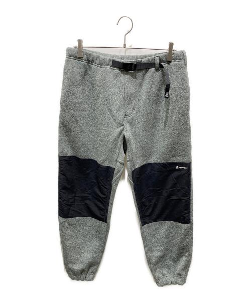 GRAMICCI（グラミチ）GRAMICCI (グラミチ) FREAK'S STORE (フリークスストア) 別注ニットフリースパンツ グレー サイズ:Ｌの古着・服飾アイテム