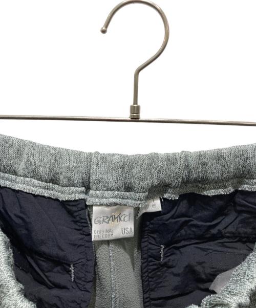 GRAMICCI（グラミチ）GRAMICCI (グラミチ) FREAK'S STORE (フリークスストア) 別注ニットフリースパンツ グレー サイズ:Ｌの古着・服飾アイテム