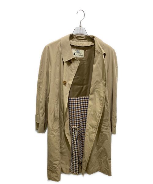 Aquascutum（アクアスキュータム）Aquascutum (アクアスキュータム) ライナー付きステンカラーコート ベージュ サイズ:記載なしの為実寸参照の古着・服飾アイテム