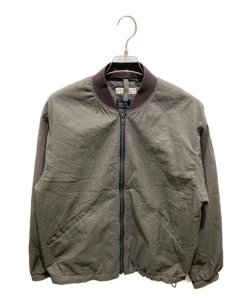 BEAUTY&YOUTH（ビューティーアンドユース）BEAUTY&YOUTH (ビューティーアンドユース) ジップブルゾン カーキ サイズ:Lの古着・服飾アイテム