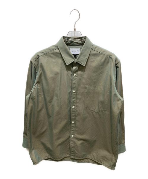 REPLAY（リプレイ）REPLAY (リプレイ) COTTON SILK SHIRT JACKET グリーン サイズ:2の古着・服飾アイテム