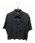 stussy（ステューシー）の古着「Flat Bottom Crinkled shirt」｜ブラック