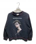 SHAREEFシャリーフ）の古着「FACE BIG SWEAT」｜ブラック