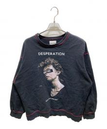 SHAREEF（シャリーフ）の古着「FACE BIG SWEAT」｜ブラック