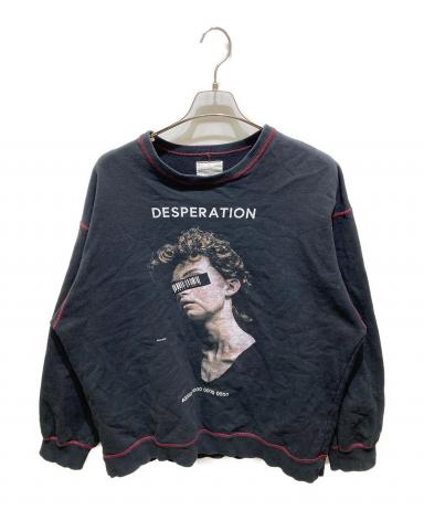 中古・古着通販】SHAREEF (シャリーフ) FACE BIG SWEAT ブラック 