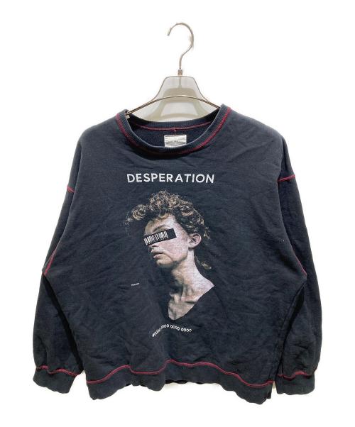 SHAREEF（シャリーフ）SHAREEF (シャリーフ) FACE BIG SWEAT ブラック サイズ:2の古着・服飾アイテム