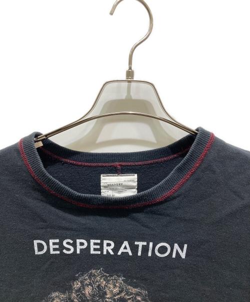 SHAREEF（シャリーフ）SHAREEF (シャリーフ) FACE BIG SWEAT ブラック サイズ:2の古着・服飾アイテム