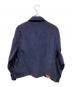 Noah (ノア) ジップアップコーデュロワークイジャケット ネイビー サイズ:XL：15000円