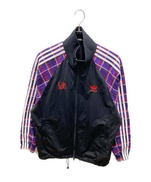 adidas（アディダス）adidas (アディダス) KORN (コーン) TRACK TOP BLACK ブラック サイズ:Lの古着・服飾アイテム