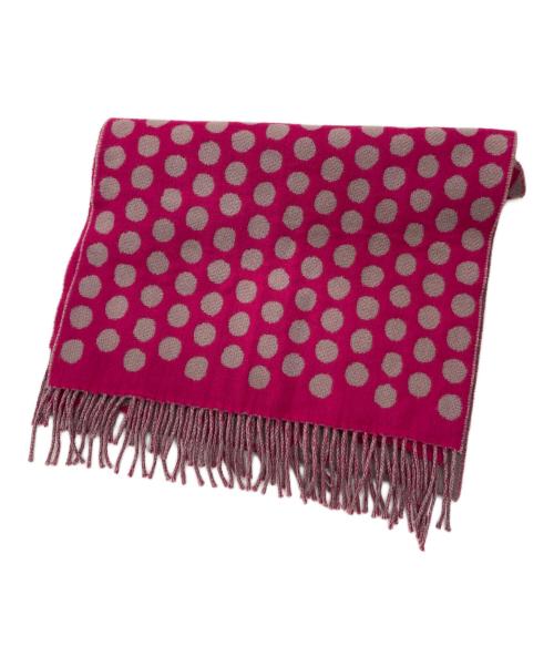 LOUIS VUITTON（ルイ ヴィトン）LOUIS VUITTON (ルイ ヴィトン) ウールカシミヤマフラー ピンクの古着・服飾アイテム