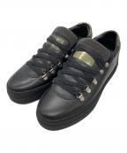 BRUNELLO CUCINELLIブルネロクチネリ）の古着「レザースニーカー」｜ブラック