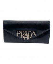 PRADA（プラダ）の古着「長財布」｜ブラック