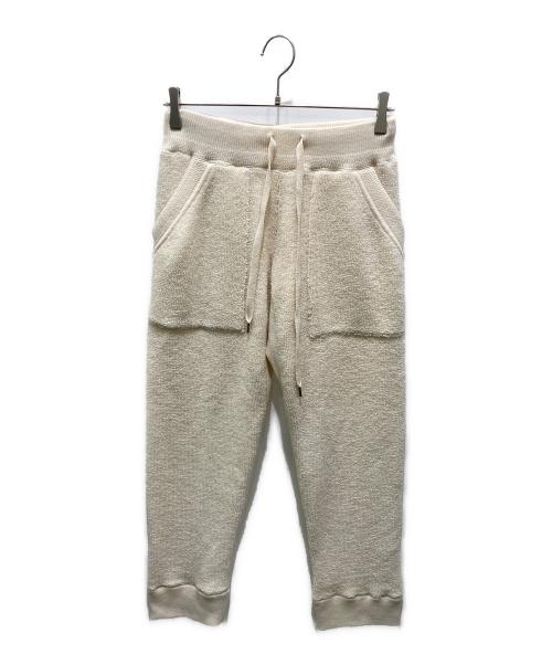 SIDE SLOPE（サイドスロープ）SIDE SLOPE (サイドスロープ) カシミヤニットパンツ アイボリー サイズ:1の古着・服飾アイテム