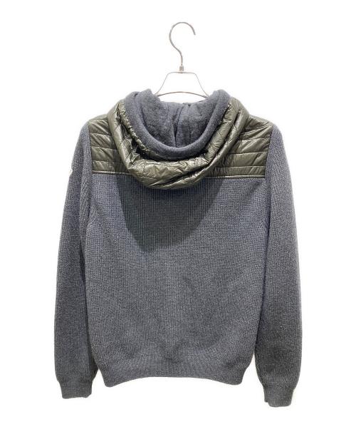 MONCLER（モンクレール）MONCLER (モンクレール) MAGLIONE TRICOT CARDIGAN　マリオーネ トリコ カーディガン グレー サイズ:Ｍの古着・服飾アイテム