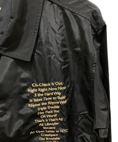 COACH JACKET BLACK（コーチジャケット ブラック）COACH JACKET BLACK (コーチジャケット ブラック) ATMOS (アトモス) コーチジャケット ブラック サイズ:Ｌの古着・服飾アイテム