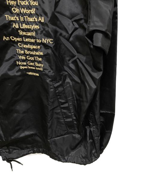 COACH JACKET BLACK（コーチジャケット ブラック）COACH JACKET BLACK (コーチジャケット ブラック) ATMOS (アトモス) コーチジャケット ブラック サイズ:Ｌの古着・服飾アイテム