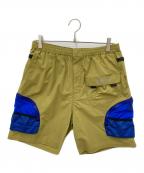 ATMOSアトモス）の古着「Nylon Utility Short Pants BLACK」｜イエロー