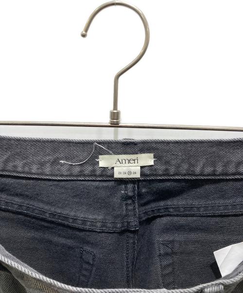 Ameri（アメリ）Ameri (アメリ) FOIL STRAIGHT COLOR DENIM グレー サイズ:25の古着・服飾アイテム