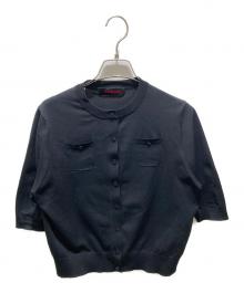 CABAN（キャバン）の古着「ハーフスリーブポケットカーディガン」｜ブラック