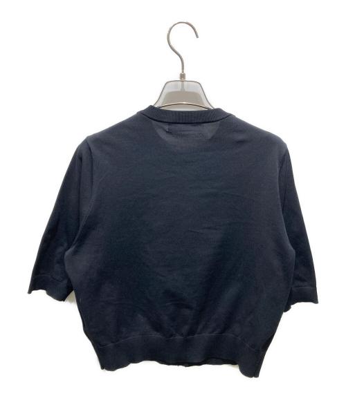 CABAN（キャバン）CABAN (キャバン) ハーフスリーブポケットカーディガン ブラック サイズ:Sの古着・服飾アイテム