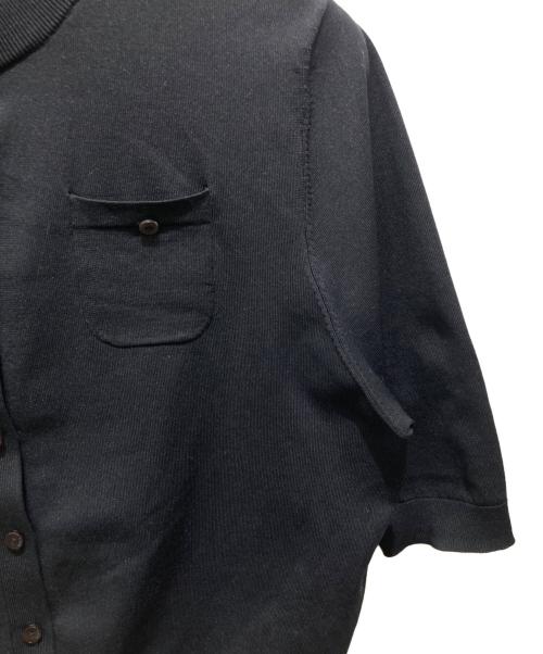 CABAN（キャバン）CABAN (キャバン) ハーフスリーブポケットカーディガン ブラック サイズ:Sの古着・服飾アイテム