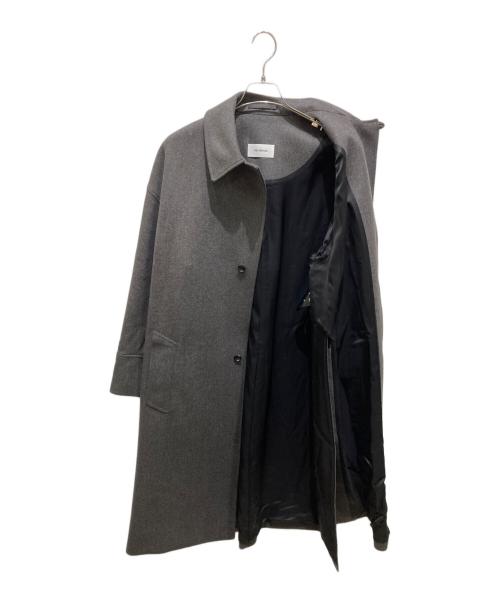 THE RERACS（ザ リラクス）THE RERACS (ザ リラクス) THE BAL COLLAR COAT　バルカラーコート グレー サイズ:46の古着・服飾アイテム
