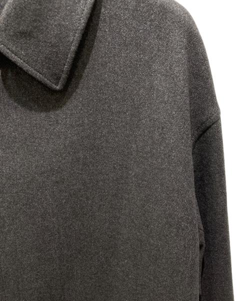 THE RERACS（ザ リラクス）THE RERACS (ザ リラクス) THE BAL COLLAR COAT　バルカラーコート グレー サイズ:46の古着・服飾アイテム