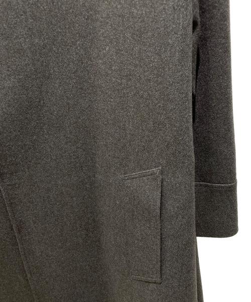 THE RERACS（ザ リラクス）THE RERACS (ザ リラクス) THE BAL COLLAR COAT　バルカラーコート グレー サイズ:46の古着・服飾アイテム