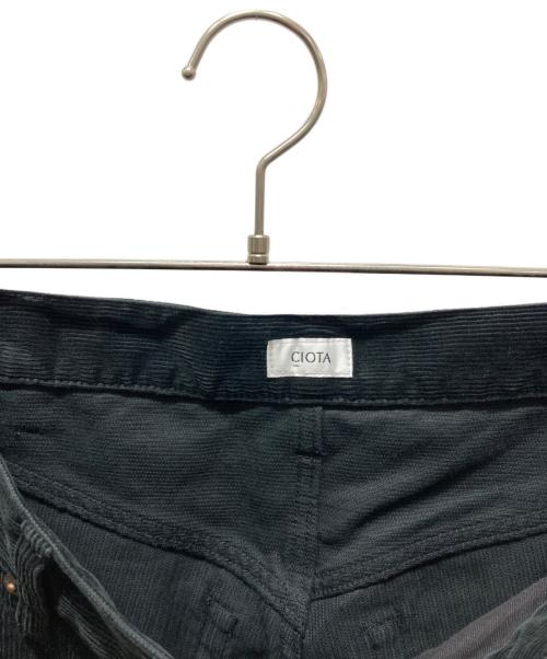 CIOTA（シオタ）CIOTA (シオタ) Baggy 5 Pocket Corduroy Pants ブラック サイズ:30の古着・服飾アイテム