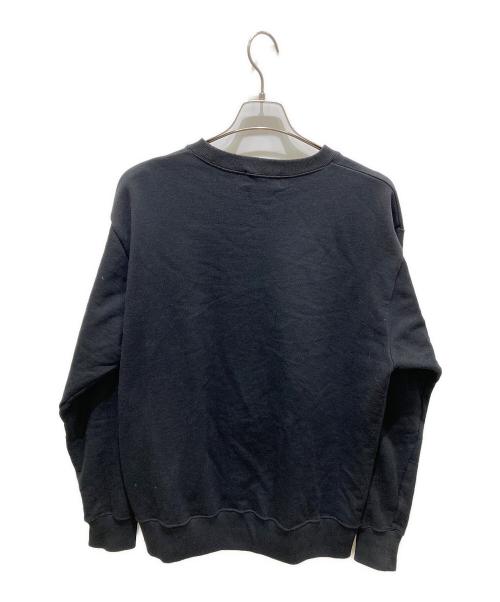 Hysteric Glamour（ヒステリックグラマー）Hysteric Glamour (ヒステリックグラマー) WOMAN HEADバックアップリケ スウェット ブラック サイズ:Ｌの古着・服飾アイテム