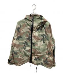 NAUTICA（ノーティカ）の古着「カモフラフーデットジャケット」｜カーキ