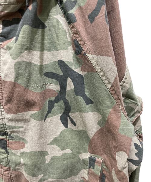 NAUTICA（ノーティカ）NAUTICA (ノーティカ) カモフラフーデットジャケット カーキ サイズ:XLの古着・服飾アイテム
