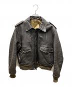 Schottショット）の古着「レザーフライトジャケット」｜ブラウン