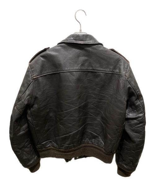 Schott（ショット）Schott (ショット) レザーフライトジャケット ブラウン サイズ:44の古着・服飾アイテム