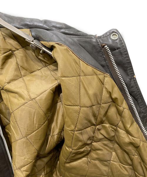 Schott（ショット）Schott (ショット) レザーフライトジャケット ブラウン サイズ:44の古着・服飾アイテム