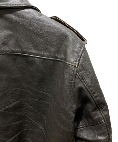 Schott（ショット）Schott (ショット) レザーフライトジャケット ブラウン サイズ:44の古着・服飾アイテム