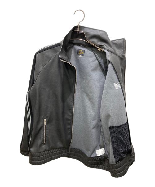 Needles（ニードルズ）Needles (ニードルズ) Track Jacket SYNTHETIC LEATHER ブラック サイズ:XLの古着・服飾アイテム