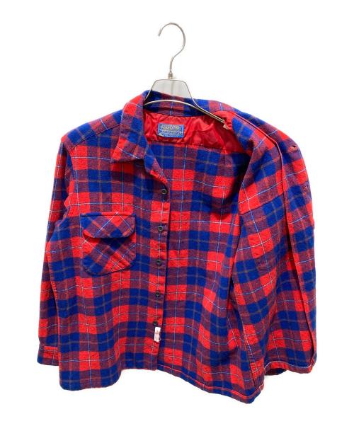 PENDLETON（ペンドルトン）PENDLETON (ペンドルトン) ボードシャツ ブルー×レッド サイズ:Lの古着・服飾アイテム