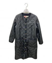 Traditional Weatherwear（トラディショナルウェザーウェア）の古着「ARKLEY LONG　キルティングコート」｜ブラック