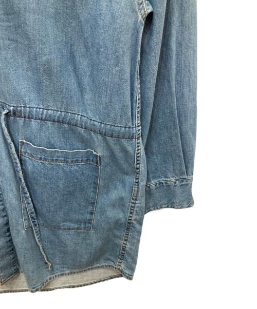 MONKEY TIME（モンキータイム）MONKEY TIME (モンキータイム) 8oz DENIM LONG SHIRT　デニムロングシャツ ブルー サイズ:Sの古着・服飾アイテム